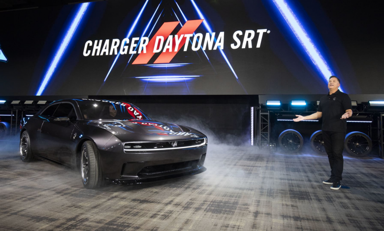 Dodge tries to convert its muscle car fans from V-8 engine to EV